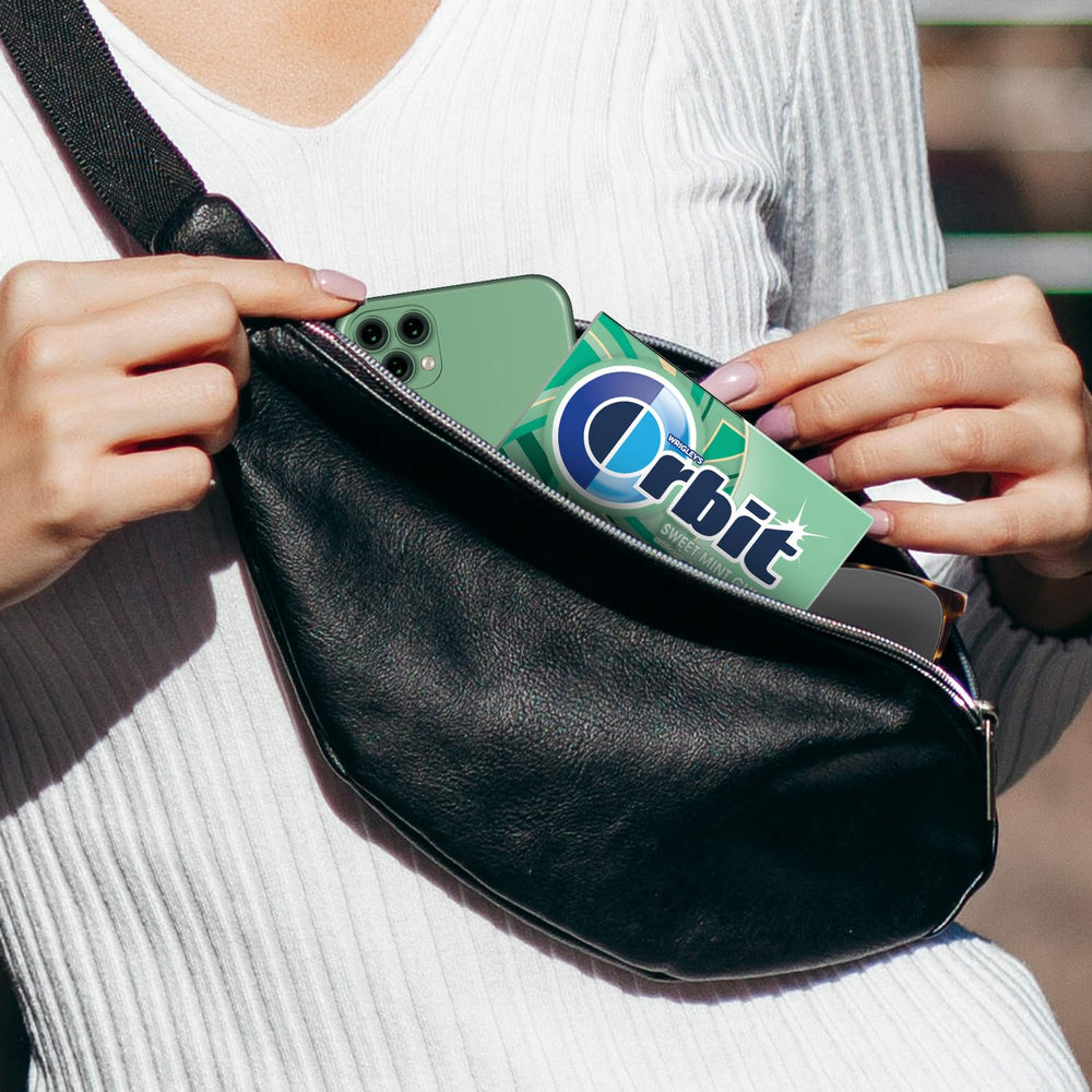 Orbit Sweet Mint gum bulk packaging designed for travel convenience