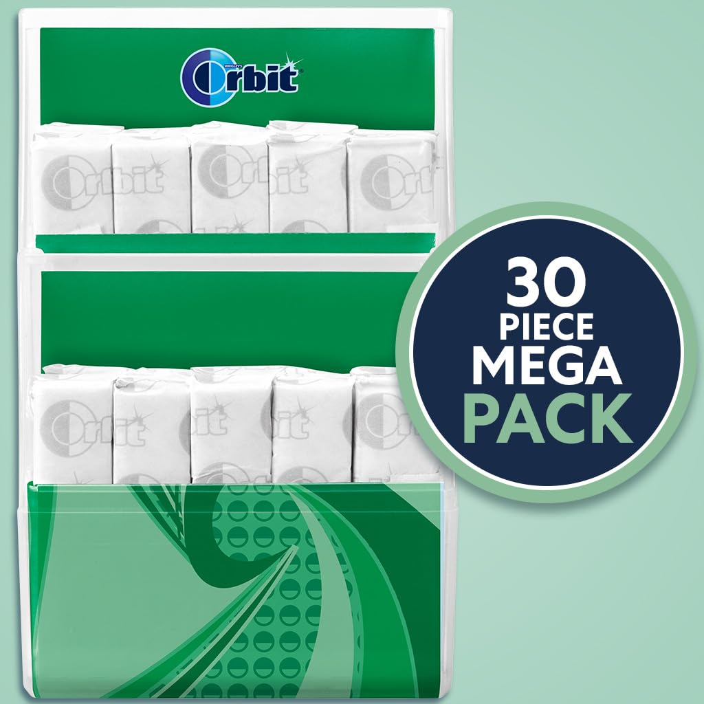 Dispensing Orbit Mega Pack demonstrates quick breath refresh on the go.