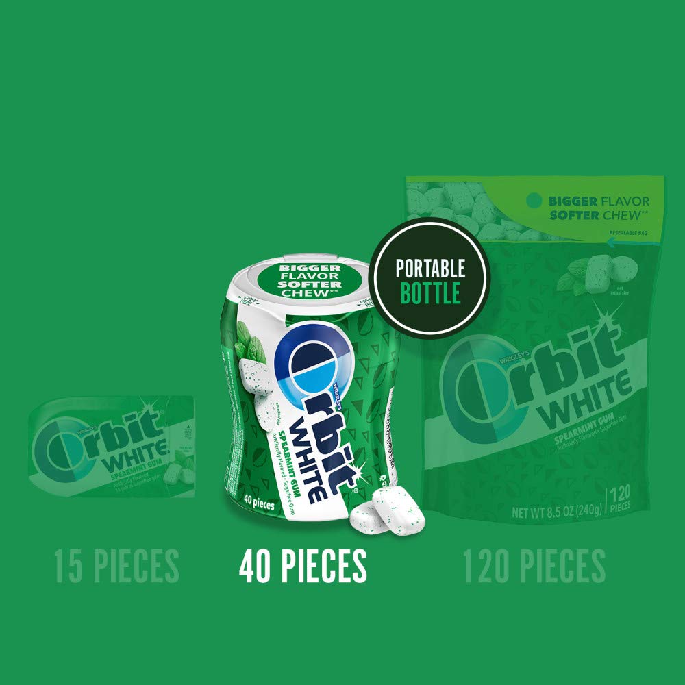 Portable foil-pack visual indicating minty boost for travel or work.