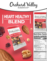 Orchard Valley Harvest almonds close-up, a crunchy fiber-rich snack.