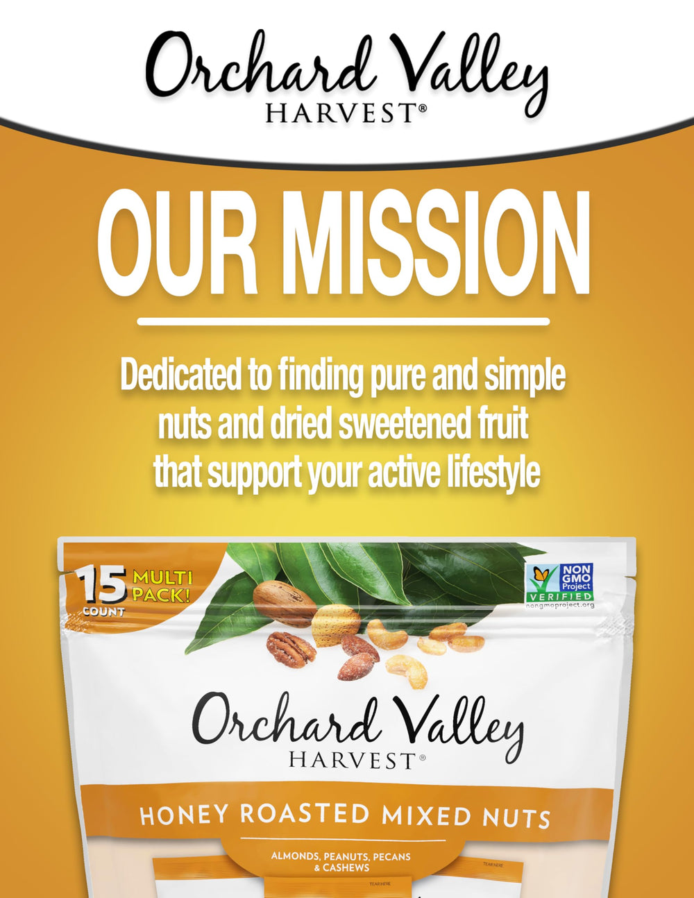 Orchard Valley Harvest gluten-free label ensures snack fits gluten-free lifestyles
