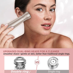 Orchrose razor underarms close-up for smooth, quick underarm grooming.