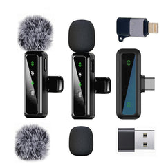 Ordele wireless lavalier microphone in use setup for streaming with clear audio.
