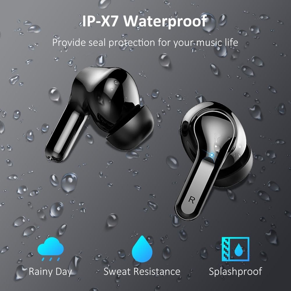Ordtop Earbuds ultra-lightweight, pocket-sized case fits easily in a pocket.