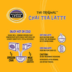 Pour over ice: refreshing iced chai latte with Oregon Chai concentrate