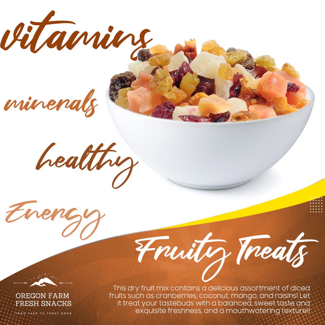 Oregon Farm Fresh Snacks picnic-ready fruit mix for outdoor snacking and casual gatherings.