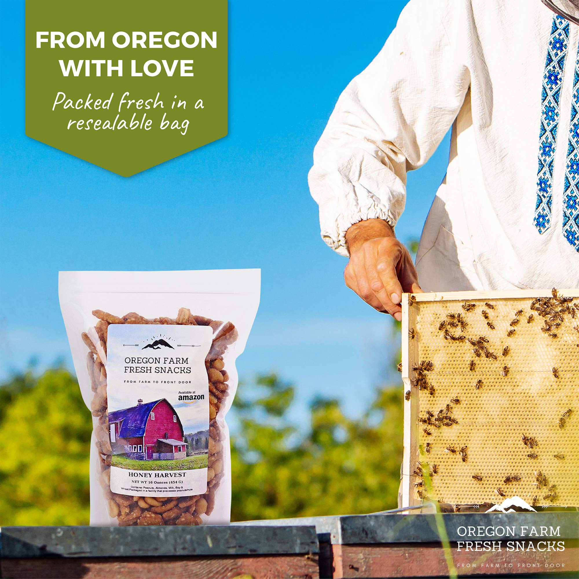 OREGON FARM FRESH SNACKS Gift Basket Ready presentation for host gifts.