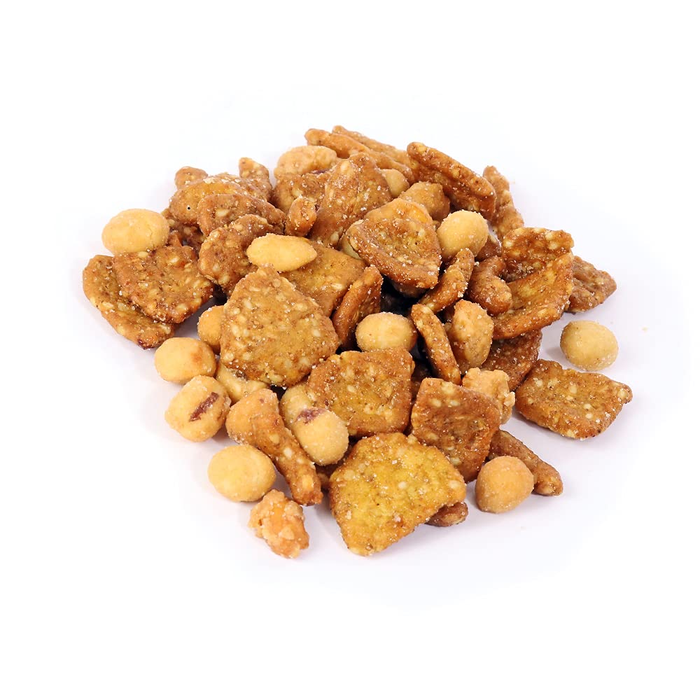 OREGON FARM FRESH SNACKS Honey Roasted Nuts Mix in resealable bag for fresh snacking.