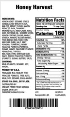 OREGON FARM FRESH SNACKS Honey Roasted Peanuts closeup shows glossy honey glaze for crave-worthy crunch.