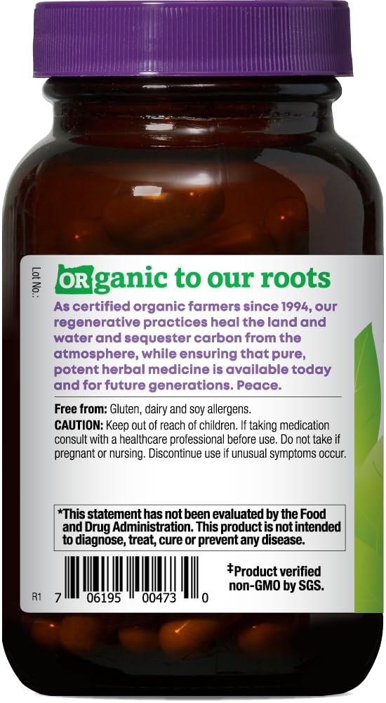 Oregon's Wild Harvest beet root powder close-up showing organic ingredients