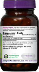 Close-up of ginger capsules highlighting potent 1000 mg dose for daily use