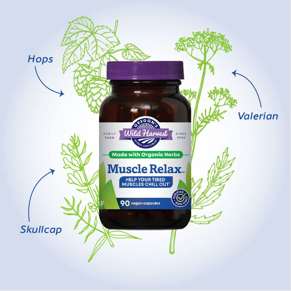 Valerian root image highlights calming herbal blend for nighttime ease.