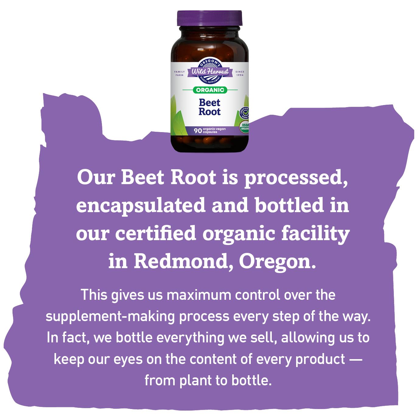 Oregon's Wild Harvest SGS non-GMO seal signaling third-party verification