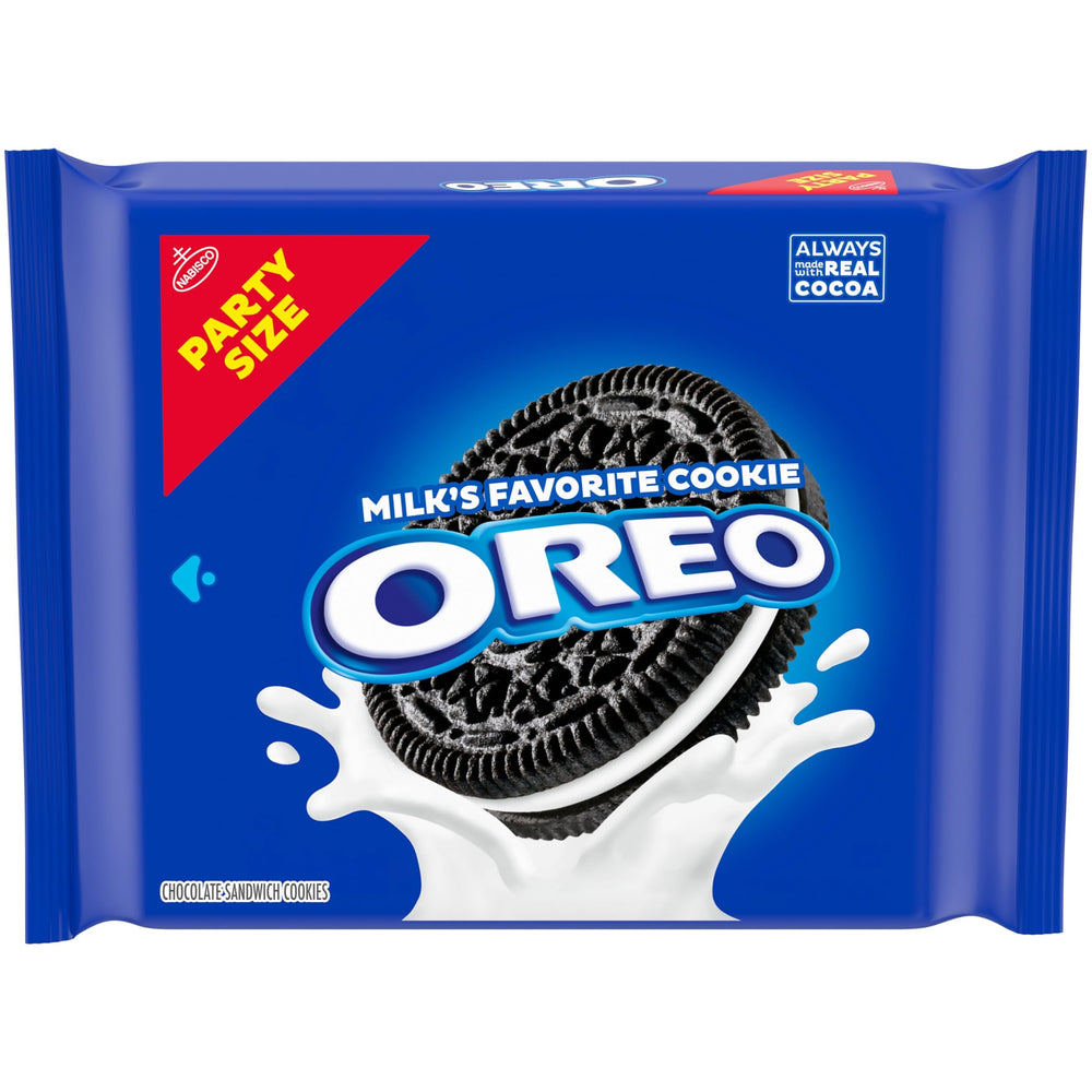 OREO Chocolate Sandwich Cookies party-size pack ready for gatherings and sharing.