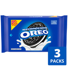 OREO creme filling visible between wafers, iconic flavor