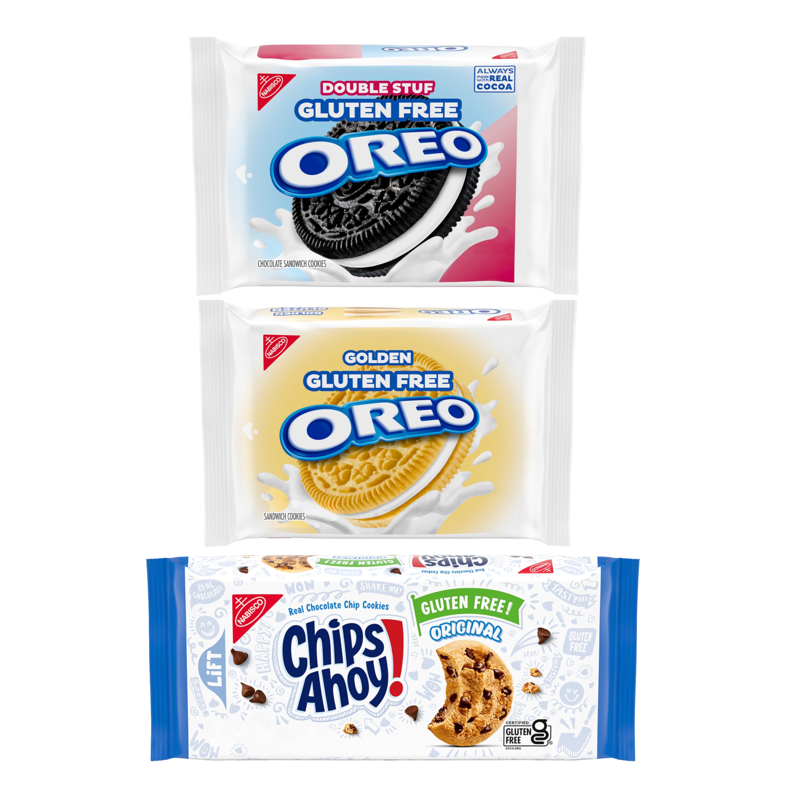 Oreo Double Stuf Gluten Free cookies with extra creme, great for dunking