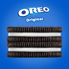 OREO dunked in milk for a classic snacking moment.