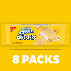 OREO Golden Cakesters soft cake texture invites quick bite