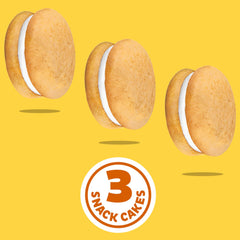 OREO Golden Cakesters three-per-pack convenience for sharing or solo treat