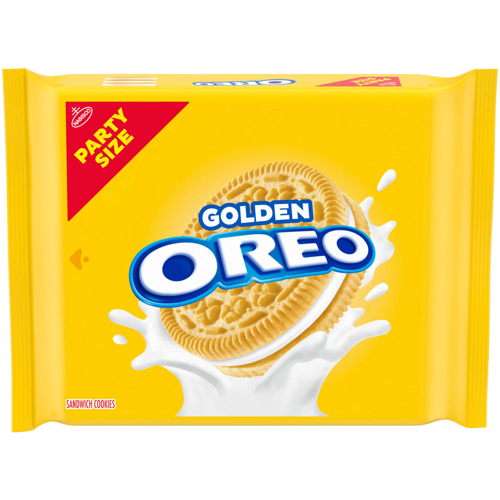OREO Golden cookies with vanilla creme ideal for dunking in milk