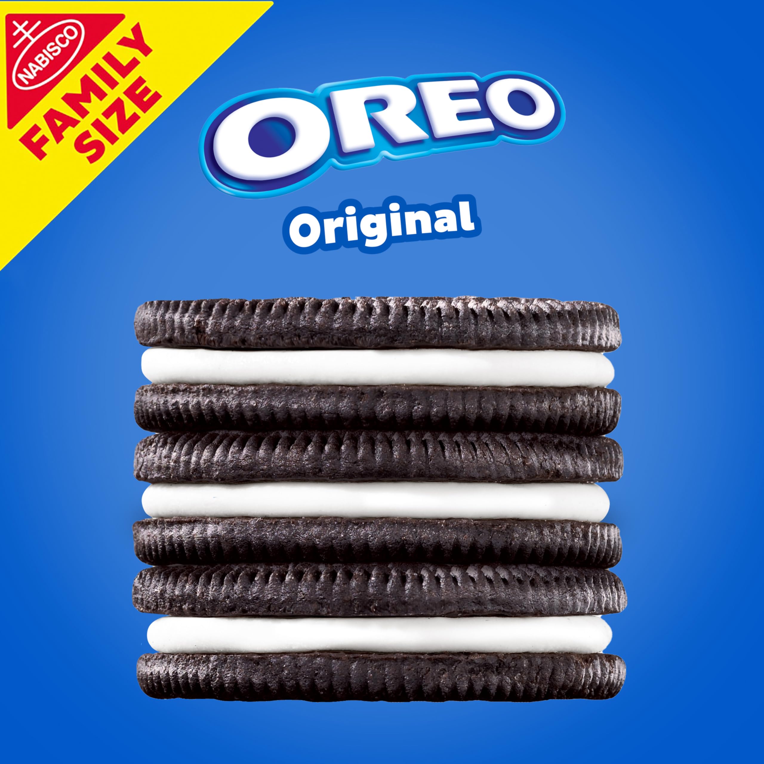 OREO chocolate wafers close-up, real cocoa texture for dunking