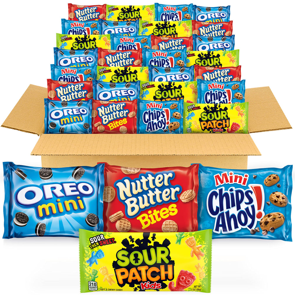 OREO Mini Cookies: bite-sized snack perfect for lunchboxes and on-the-go treats.