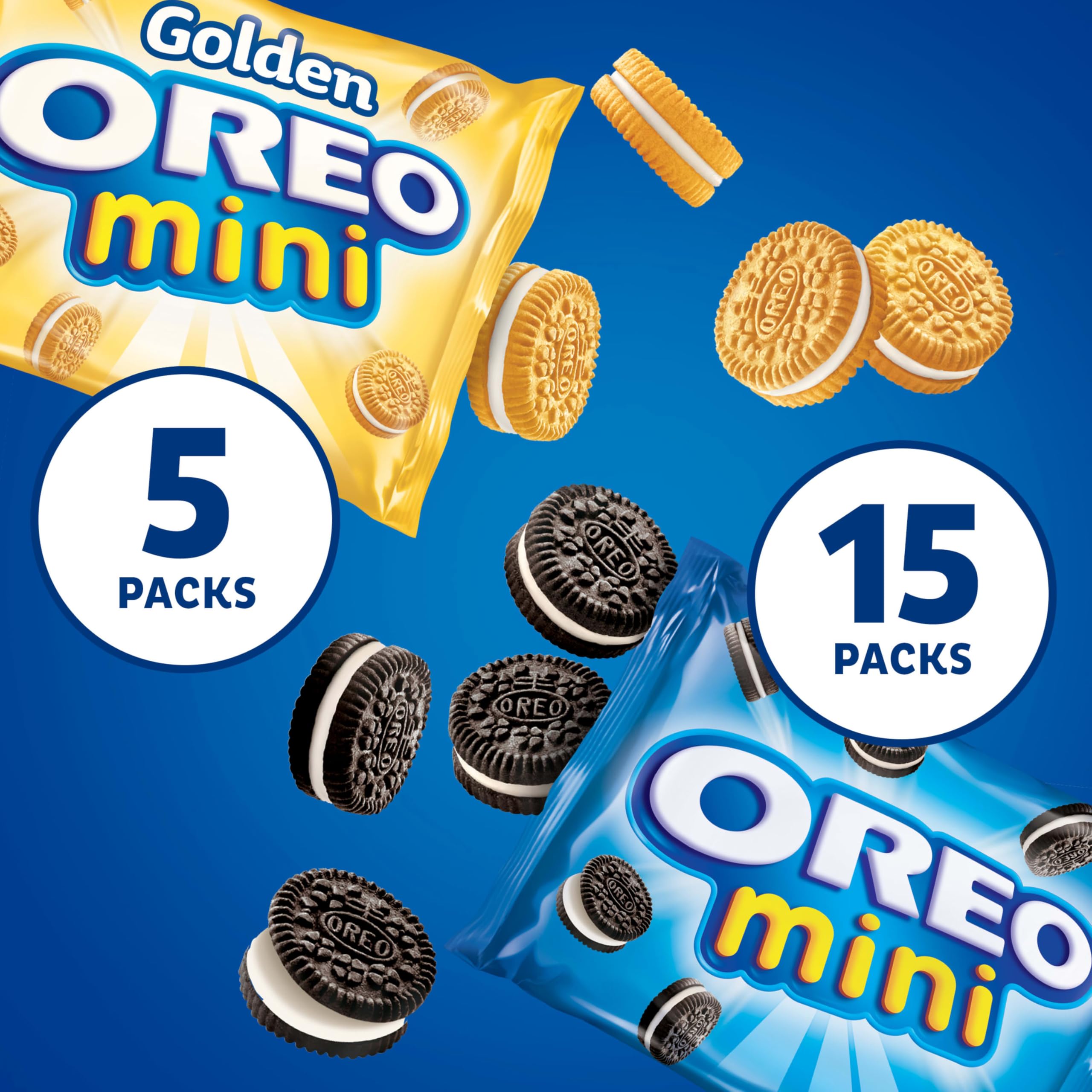 OREO Mini Packs ideal for lunchboxes and snacks.