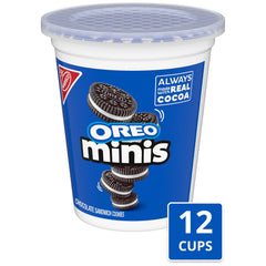 OREO Minis creme detail showing original creme filling.