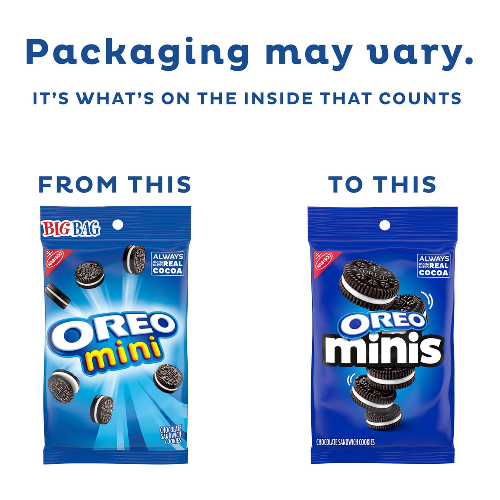OREO Minis in lunchboxes for kid and adult snacks.