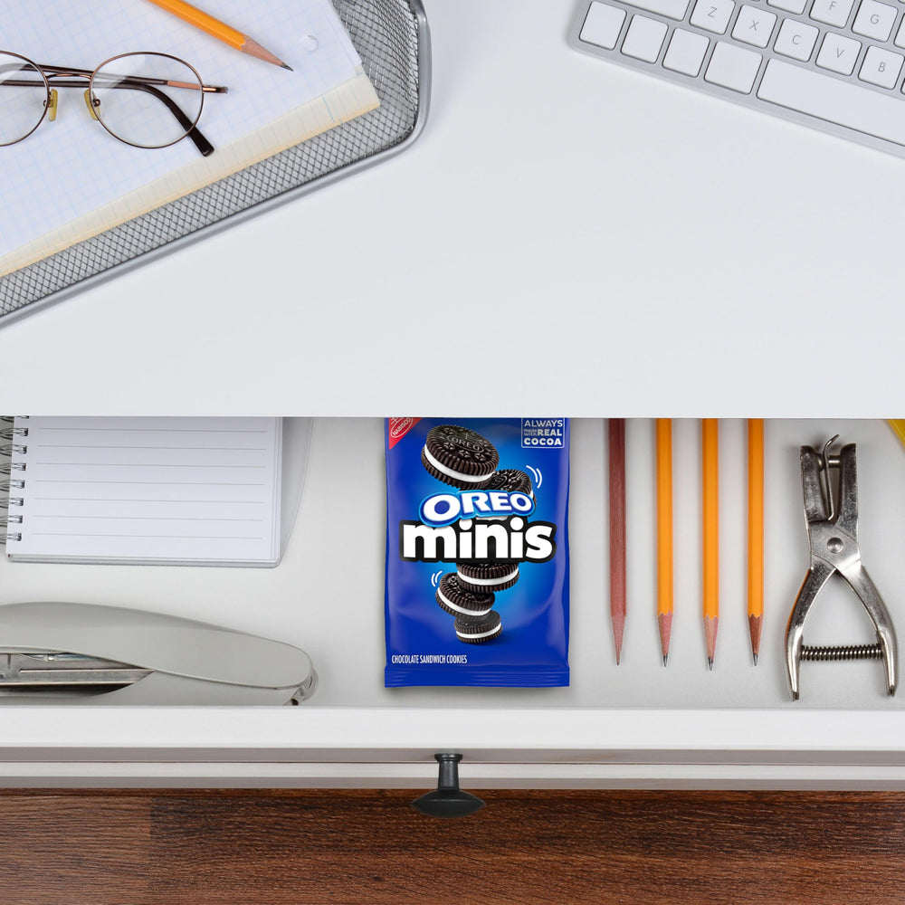 OREO Minis travel snack for road trips and commutes.