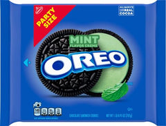 OREO Mint Creme cookies ready for dunking and dessert ideas