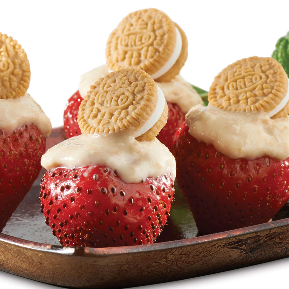 OREO Original Mini Creme-filled cookies for familiar flavor.