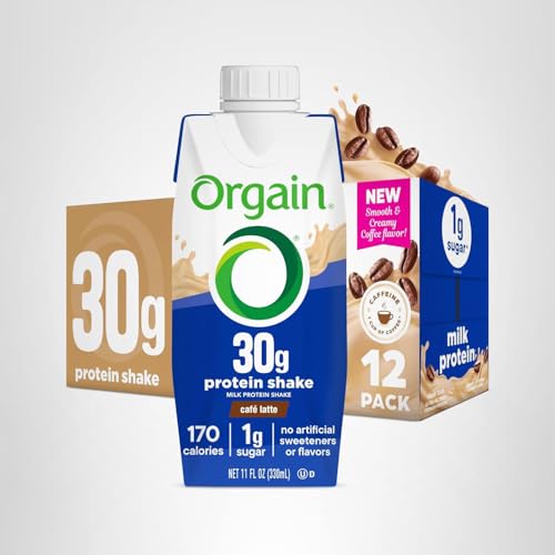 Orgain Café Latte after-workout sip supports appetite control.
