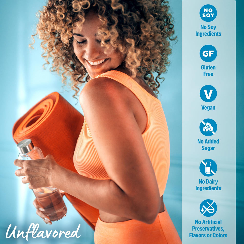 Orgain Creatine Lean Muscle ingredients panel highlights clean, GE-free formulation.