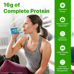 Orgain organic fruits and vegetables blend signals natural, wholesome ingredients.