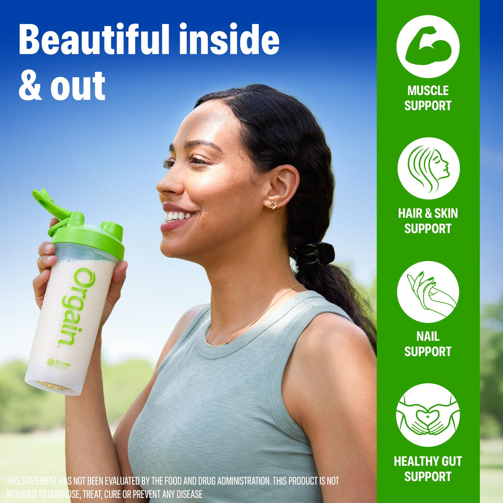 Orgain gluten-free icon on packaging signals dietary compatibility