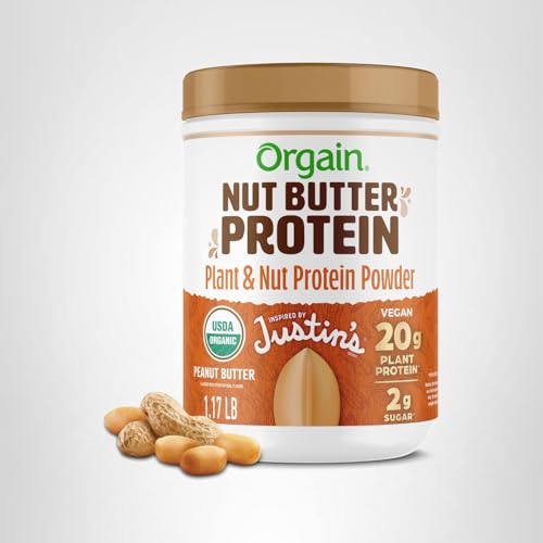 Gluten-free dairy-free soy-free Orgain Justin's packaging highlight