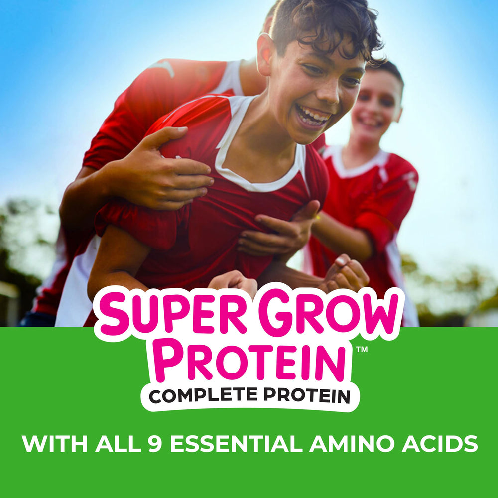 Orgain Kids Protein Powder Chocolate Brownie packaging for family use