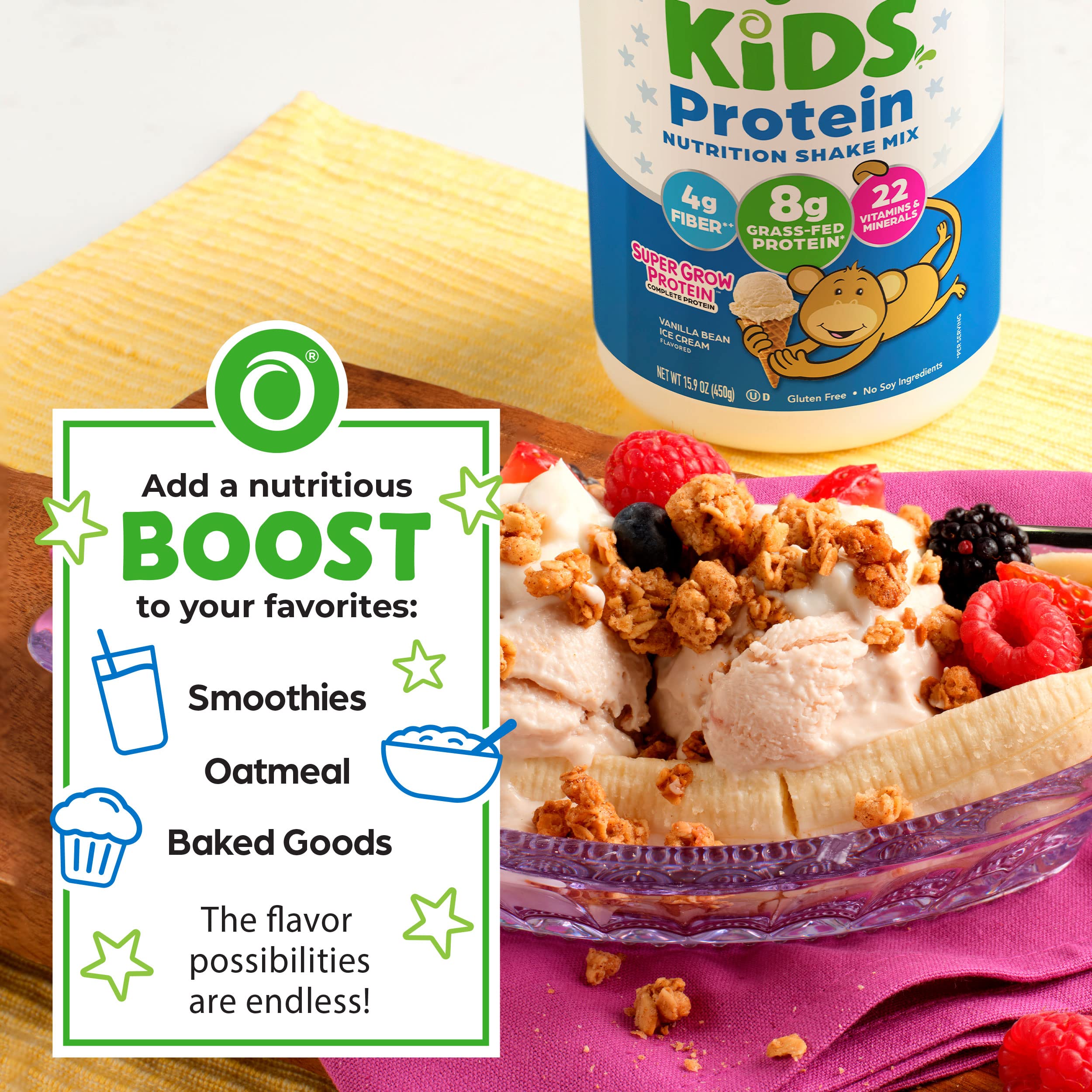 Gluten-free and no soy ingredients for sensitive eaters.