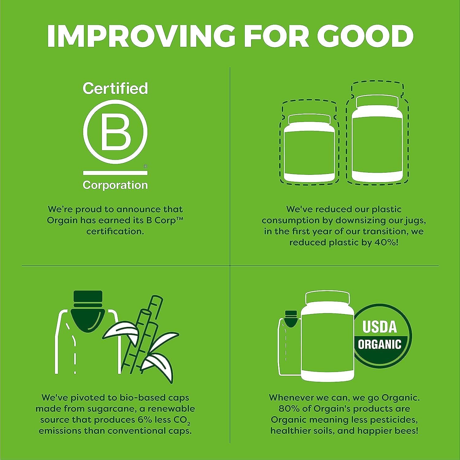 Orgain nutrition vitamins minerals panel showcases 23 essential nutrients