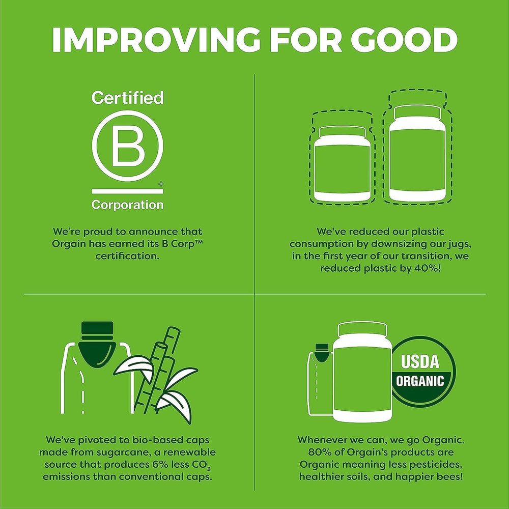 Orgain nutrition vitamins minerals panel showcases 23 essential nutrients