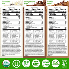 Orgain Organic Nutritional Shake vanilla in a glass for busy mornings.
