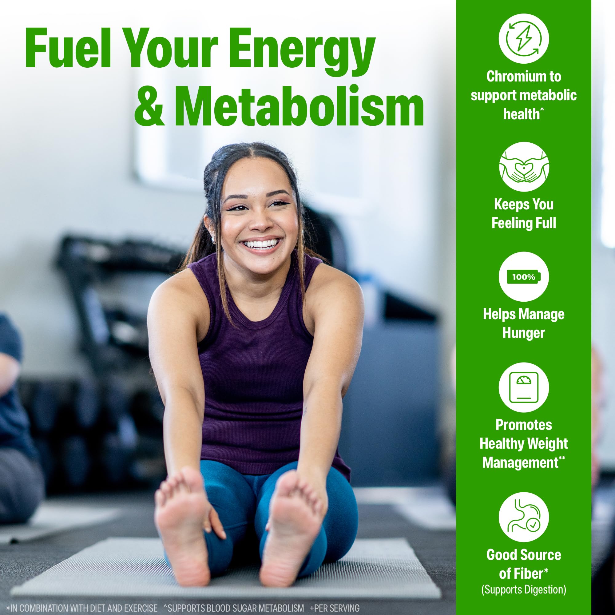 Orgain green coffee bean extract icon emphasizing metabolism-supporting blend.
