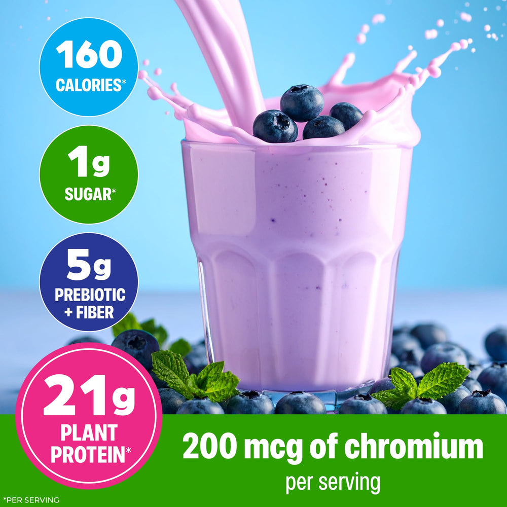 Orgain blend pour into shaker for quick on-the-go nutrition.