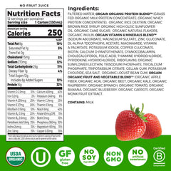 Orgain Strawberries & Cream creamy texture close-up highlights a smooth, satisfying sip