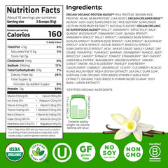 Orgain vanilla bean protein scoop helps with quick, measured shake portions