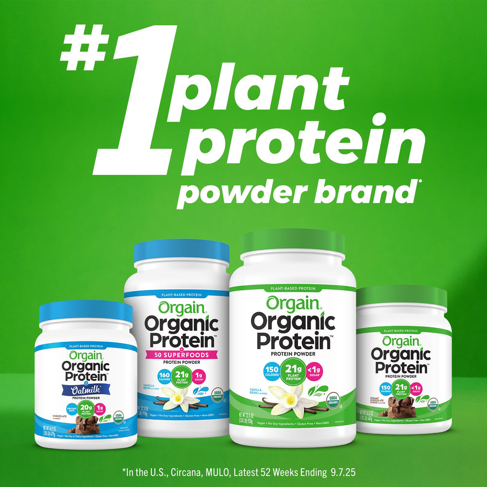 Orgain vegan protein shake supporting an active lifestyle