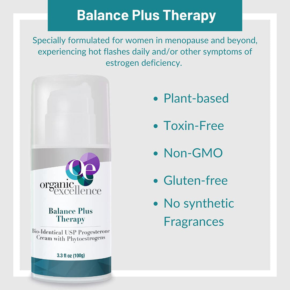Herbal ingredients close-up showcasing phytoestrogen-rich botanicals in Balance Plus Therapy