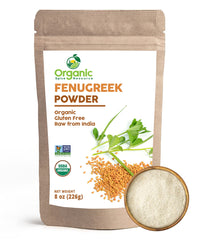ShopOSR Organic Fenugreek Powder bottle pour for fresh aroma.