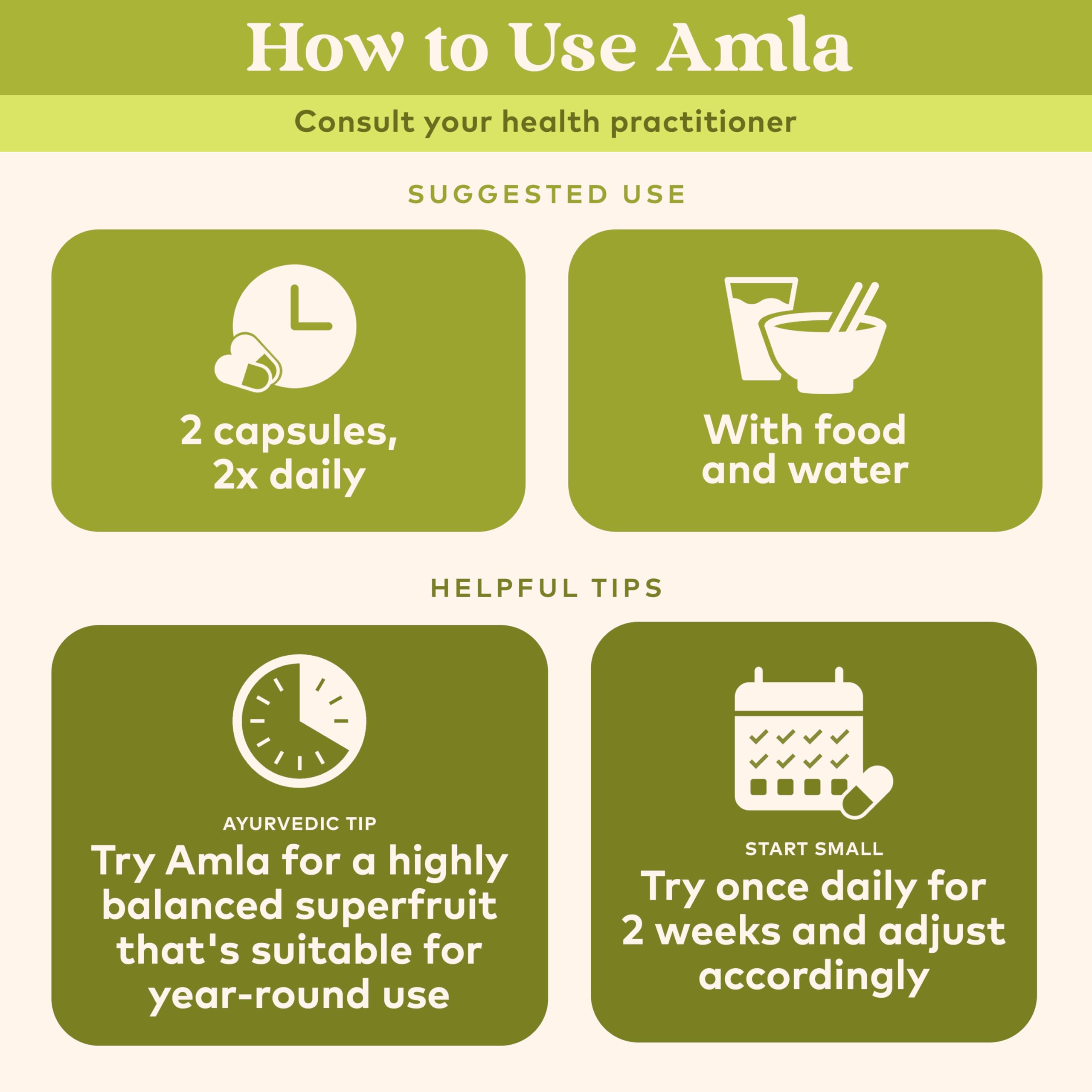 Organic India Amalaki capsules 90-count for daily supplementation
